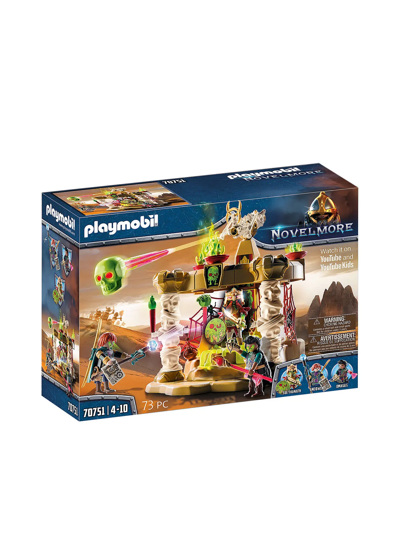 PLAYMOBIL | Sal'ahari Sands - Tempel der Skelettarmee 70751 | 